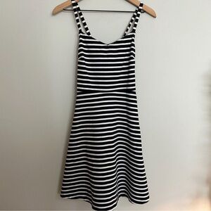Old Navy Racerback Striped Fit and Flare Dress